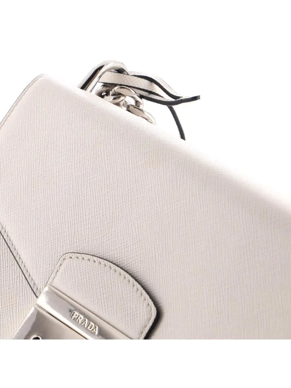 Prada Sound Chain Shoulder Bag Saffiano #340299P85B